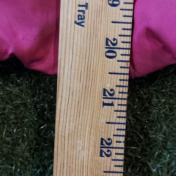 Simply Styled Puffer Coat Girls Large Pink Full Zipper Long Sleeve Hood - Picture 7 of 8